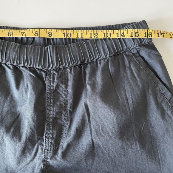 Pact Grey Daily Twill Midweight Pant in Storm Size M/ 30” L Drawstring Organic - Picture 8 of 13